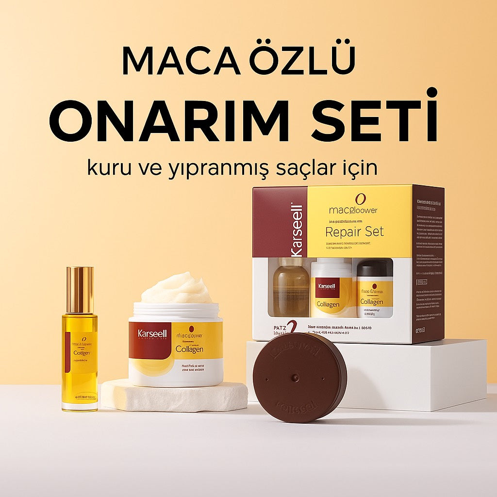 Saç Maskesi  +Nemlendirici Şampuan 500 ml + Argan Yağı 50 ml