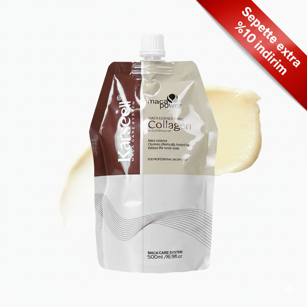 Kolajen Saç Bakım Maskesi Maca Özü Onarıcı Repair Kolajen Saç Maskesi 500 ml Karsel