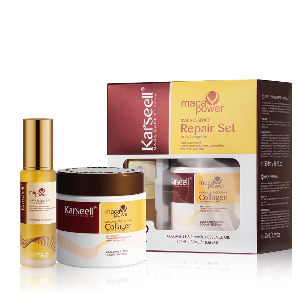 Karseell Kolajen Saç Maskesi+Argan Yağı Seti