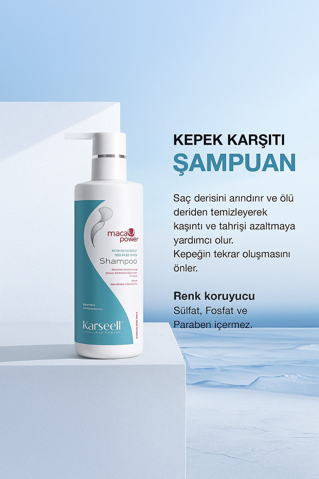 Karseell Kepek Şampuanı 500 ml